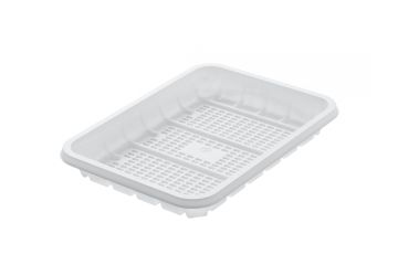 Лоток №2 (0,5кг) 169х125х22,5 белый ПП UPAX-UNITY 100/2000