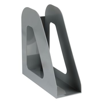 Лоток вертикальный для бумаг 233х240мм ширина 90мм серый Фаворит СТАММ 1/6 