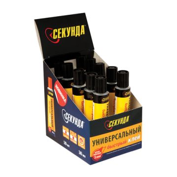 Клей универсальный быстрый СЕКУНДА 30мл, 403-197