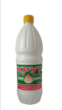 Средство жидкое 1л Крут для растворения загрязнений стоков канализационных труб ФБХ 1/6