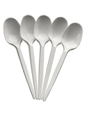 Одноразовая Ложка столовая 165мм белая Премиум ИнтроПластик 100/2500