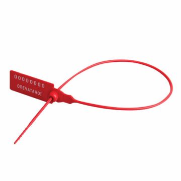 Пломба пласт. номерная, самофиксир., длина рабочей части 320мм красная комплект 1000шт 1/1