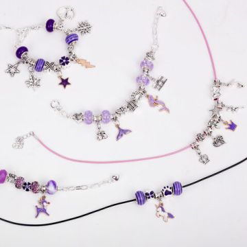 Набор для создания бижутерии и украшений 66 элементов Аметист BRAUBERG KIDS 1/42 (Клиент)