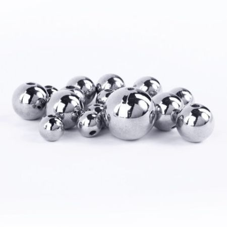 Бусины для творчества ШАРИКИ, ассорти, 20г., цвет золото, серебро, ОСТРОВ СОКРОВИЩ (вывод)