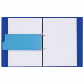 Разделитель пластиковый полосы 105х240 мм 12л без индексации по цветам BRAUBERG 1/1