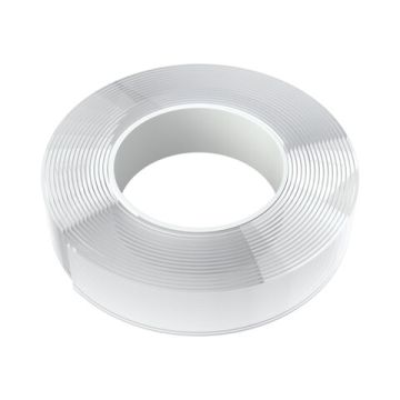 Клейкая лента 2-стор (30х5) крепежная, многораз. прозрачная NANO DASWERK 1/40 (клиент)