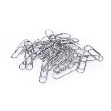 Скрепки 28мм 100шт оцинкованные эконом STAFF 1/144