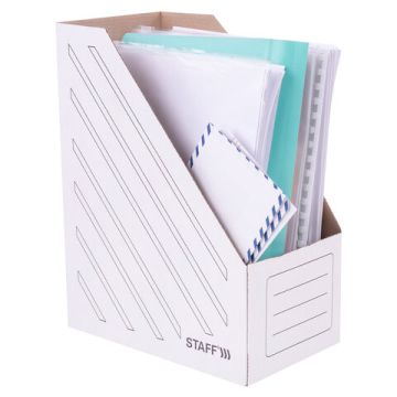 Лоток вертикальный для бумаг (260х320мм) 150мм до 1400л микрогофрокартон STAFF 1/20 (Клиент)
