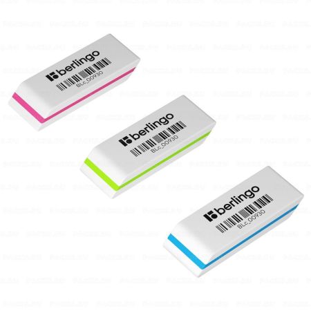 Ластик 50х19х8мм натуральный скошенный Eraze 930 Berlingo 1/36