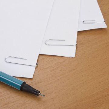 Скрепки 28мм 100шт оцинкованные BRAUBERG 1/10/300