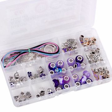 Набор для создания бижутерии и украшений 66 элементов Аметист BRAUBERG KIDS 1/42 (Клиент)