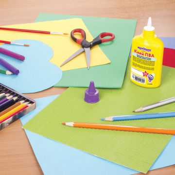 Клей ПВА 125г бумага картон дерево Юнландия 1/40