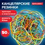 Резинка банк 50гр 60мм цветные BRAUBERG 1/20/400