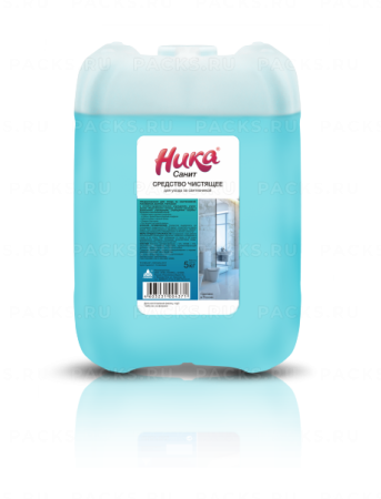 Средство жидкое 5л НИКА-САНИТ чистящее для уборки туалета  1/4