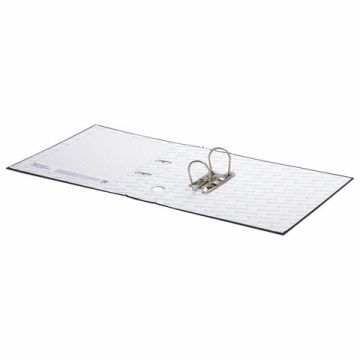 Папка-регистратор А4 90мм BRAUBERG с покрытием из ПВХ черная 1/12 (клиент)