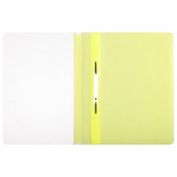 Папка скоросшиватель с прозр верхн лист ERICH KRAUSE А4 120/140 мкм перфор неон 1/20/240 (Клиент)