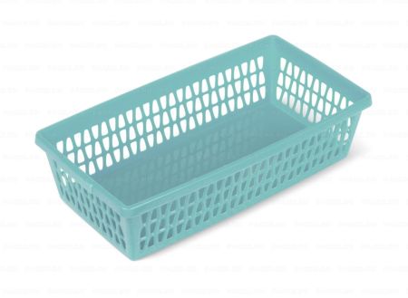 Корзина 210х110х50мм Бирюзовая Велетта 1/68