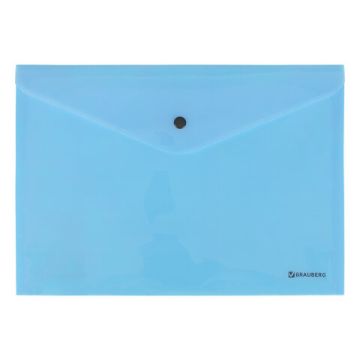 Папка-конверт с кнопкой BRAUBERG 