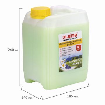 Кондиционер для белья 5л Альпийская свежесть LAIMA PROFESSIONAL 1/4