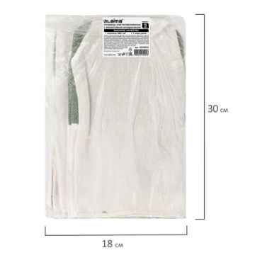 Рукавицы Х/Б пл.380гр с брезент огнеупорн наладонник LAIMA 1/5 (клиент)