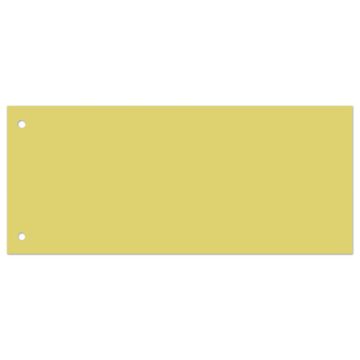 Разделители листов (полосы 240х105 мм) картонные КОМПЛЕКТ 100 шт желтые BRAUBERG 1/40 (Под заказ)