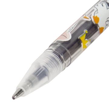 Набор гелевых ручек 06цв узел 1мм линия 0,7мм с блестками BRAUBERG KIDS CUTE ANIMALS 1/24