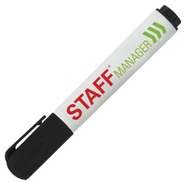 Маркер для доски черный 5мм круглый наконечник Manager STAFF 1/12