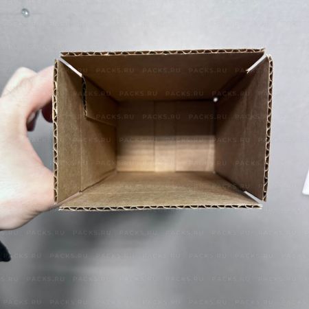 Гофрокоробка (98х70х114) Т23 В микрогофрокартон бурый 1/25