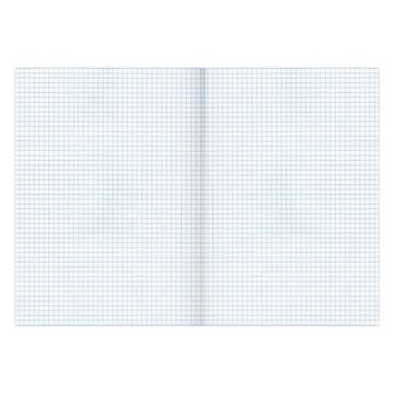 Тетрадь 96л А4 клетка бумвинил 60 г/м2 офсет №1 эконом синий STAFF 1/20