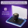 Штемпельная подушка синяя 100х80мм BRAUBERG 1/12