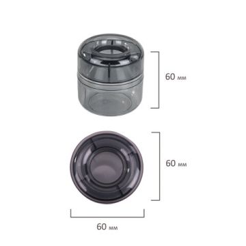 Скрепочница магнитная прозрачный корпус Basic STAFF 1/70