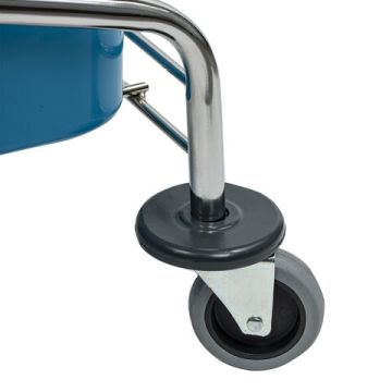 Тележка уборочная 2 съемных ведра 25 мех. отжим, корзина BRABIX 1/1 (клиент)