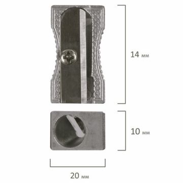 Точилка 1 отверстие металлическая STAFF Basic PS-529 1/24/1440