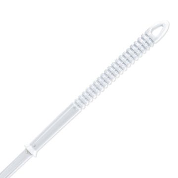 Ерш для унитаза ЛЮБАША, с подставкой, пластик,  белый (клиент)