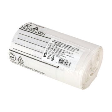 Пакет для сбора и хранения медицинских отходов (50х60) класс А белый 50/500 (клиент)