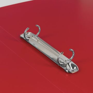 Папка на 2 кольца 25мм до 170 листов 0,5мм красная BRAUBERG Office 1/40 (клиент)