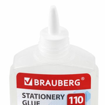 Клей канцелярский силикатный 110г BRAUBERG 1/50