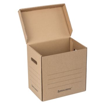 Короб архивный с крышкой А4 (235х325мм) 235мм до 3200л BRAUBERG 1/1 (клиент)