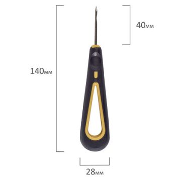 Набор для прошивки документов (шило с ушком нить 60 м) в блистере STAFF 1/100