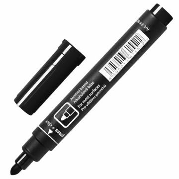 Маркер перманентный черный 2,5мм круглый наконечник CENTROPEN 1/10/1000