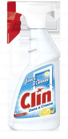 Средство для мытья стекол и зеркал 500мл триггер Лимон Клин 1/10 