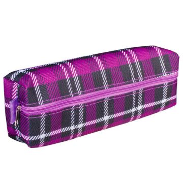 Пенал-косметичка 20х6х4см полиэстер, ассорти 5цв Шотландия BRAUBERG 1/20/160