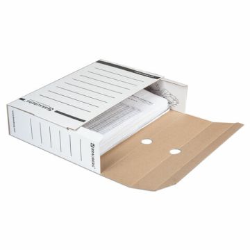 Короб архивный с клапаном А4 (260х325мм) 100мм до 900л BRAUBERG 1/50 (Клиент)