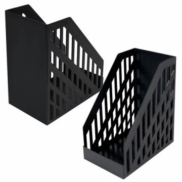 Лоток вертикальный для бумаг 250х160х290мм черный ULTRA Brauberg 1/8 (Клиент)