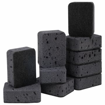 Губка для посуды (10шт) 95х70х35мм черная BIG BLACK ЛАЙМА 1/32 (Клиент)