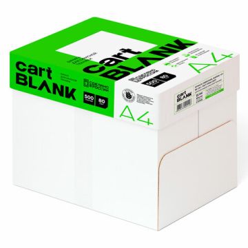 Бумага А4 500л 80 г/м2 белизна 143% белая CARTBLANK 1/5 (клиент)