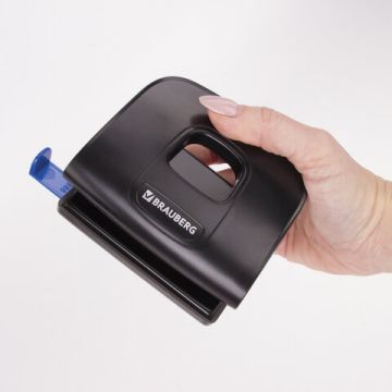 Дырокол на 20листов черный Extra Brauberg 1/12