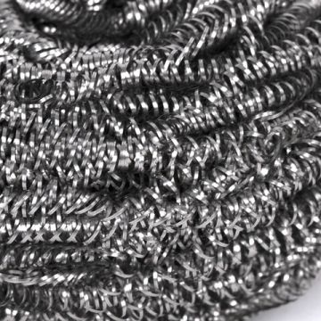 Мочалка для посуды металлическая большая спиральная 50г ЛАЙМА 1/144 (клиент)