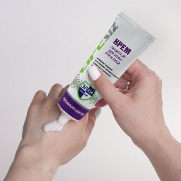 Крем защитный, 100 мл, ЭЛЕН, гидрофил.,от масел, красок, смазок,извести, цемента 1/10/100