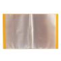 Папка  40 вклад. BRAUBERG Contract, желтая, вкладыши - антиблик, 0,7мм, бизнес-класс 1/30